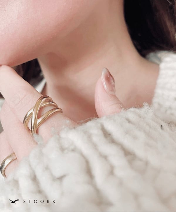 【再入荷】Multi Cross Ring