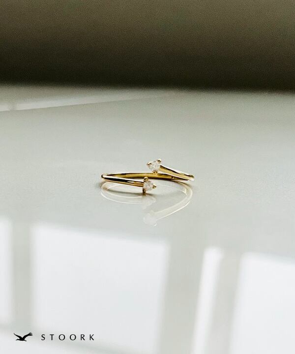 s925 Double Zirconia Ring