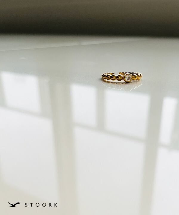 s925 Simple Dot Ring