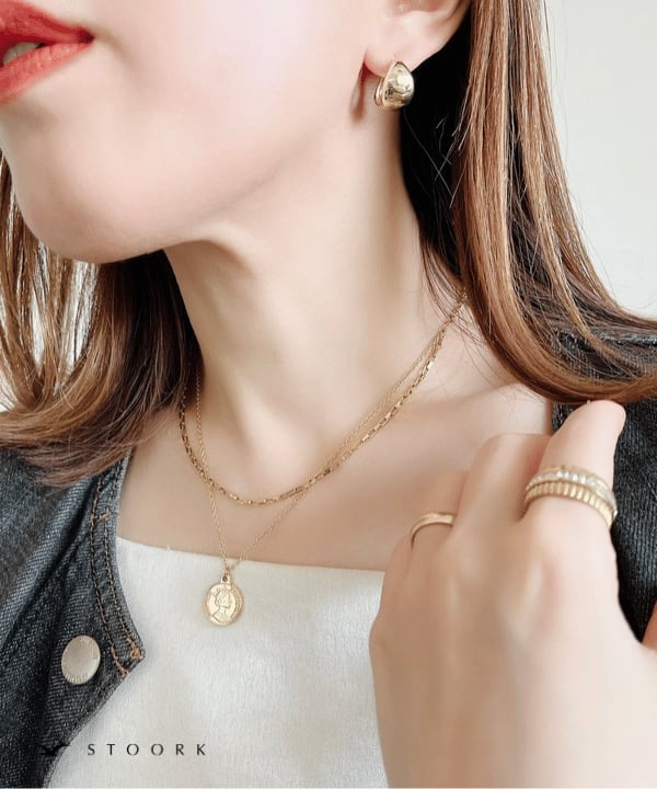 【再入荷】Coin Double Necklace