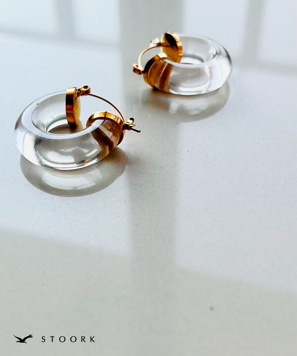 Clear Hoop Pierce