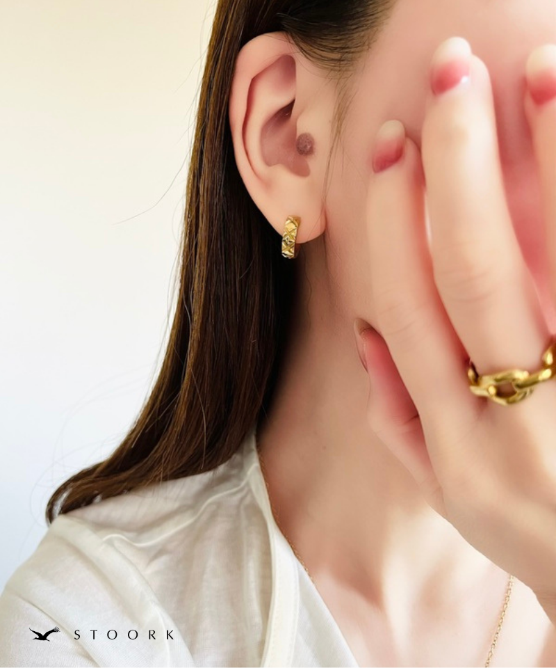 Quilted Mini Hoop Pierce