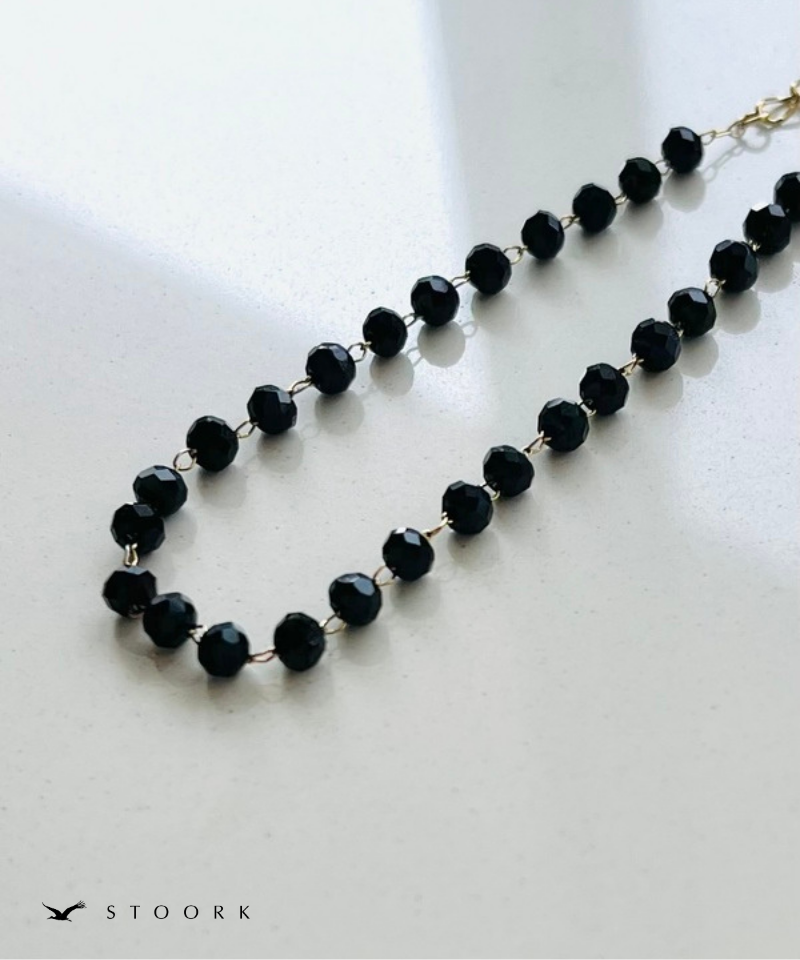Tiny Black Beads Bracelet