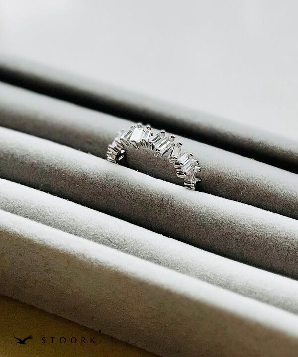 s925 Crystal Zircon Ring