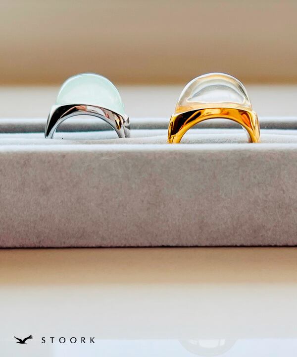 【再入荷】Clear Oval Ring