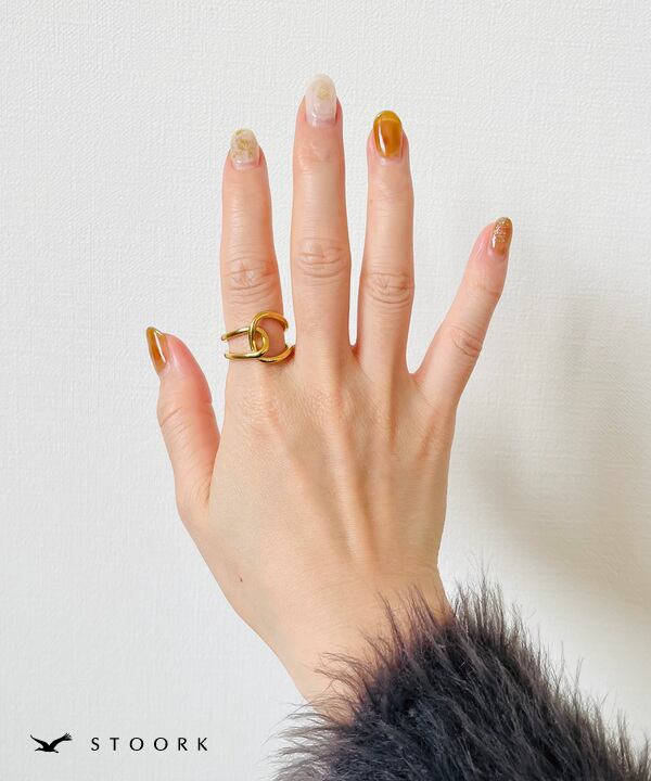 316L Open Knot Ring | 金属アレルギー対応アクセサリー通販ショップ