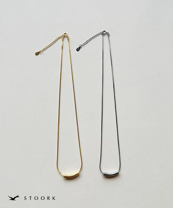 【再入荷】s925 Metal Beans Necklace