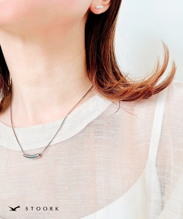 【再入荷】s925 Metal Beans Necklace
