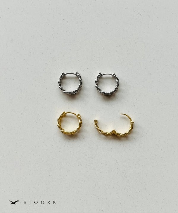 【再入荷】s925 Chain Hoop Pierce