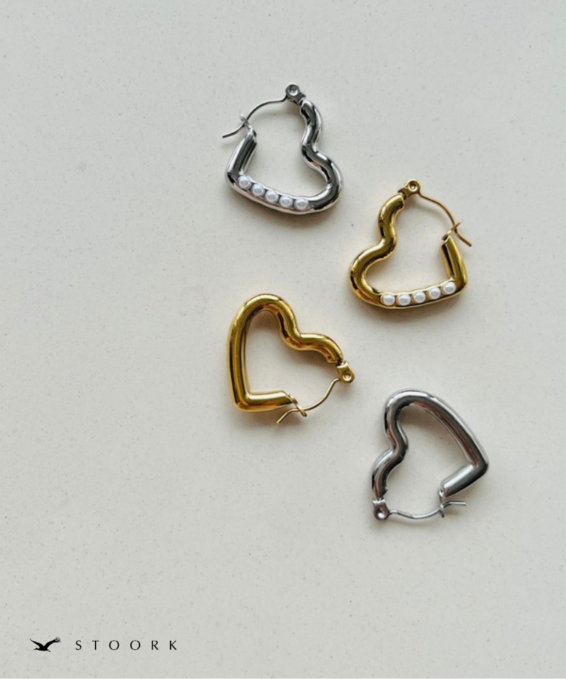 Point Pearl  Heart Pierce