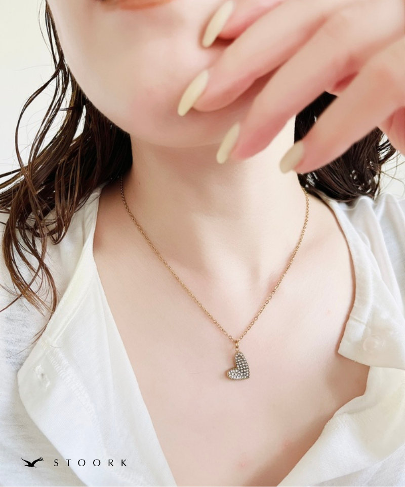 Zircon Heart Necklace