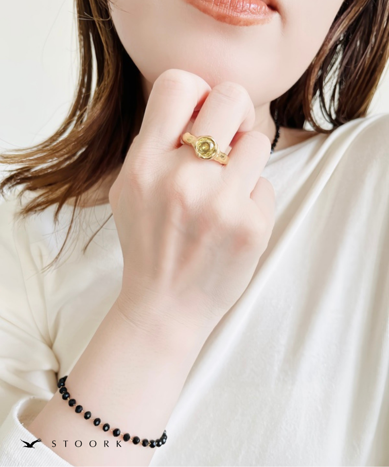 Melt Stone Ring