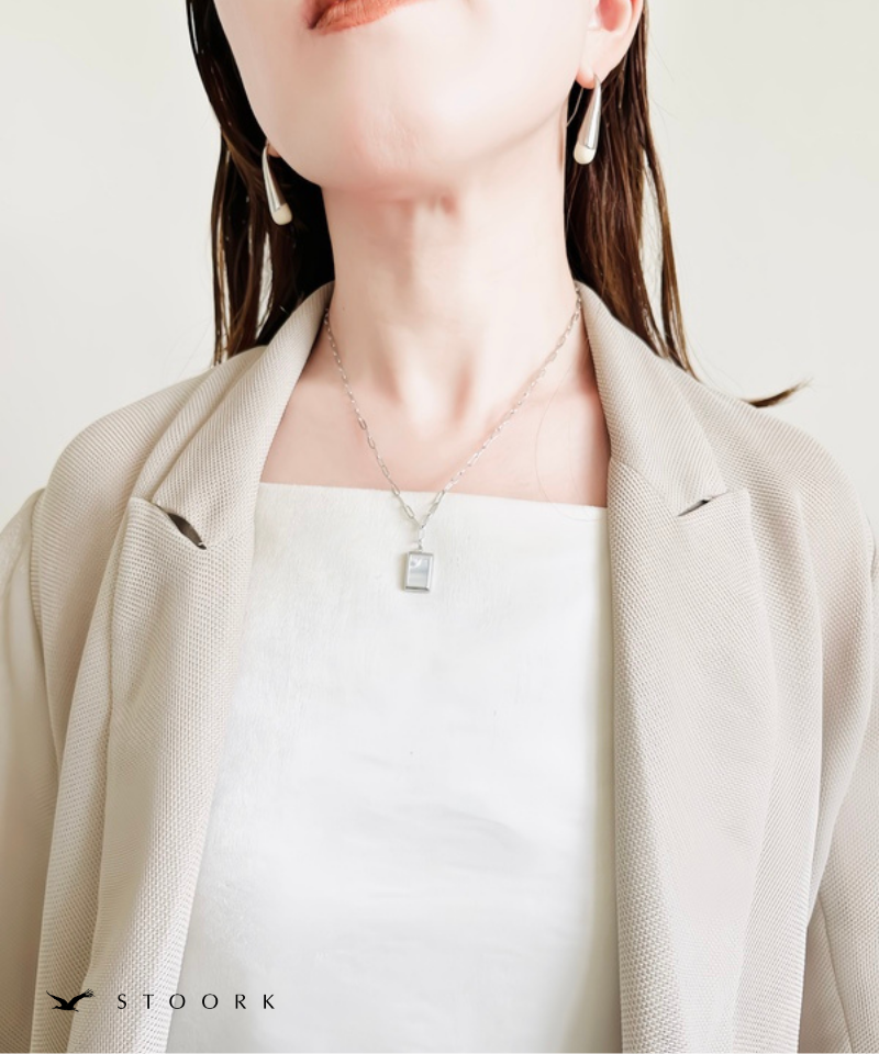 Square Shell Necklace