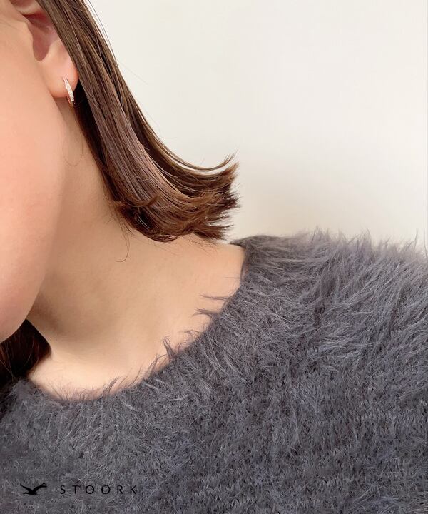 s925 Zirconia Tiny Pierce