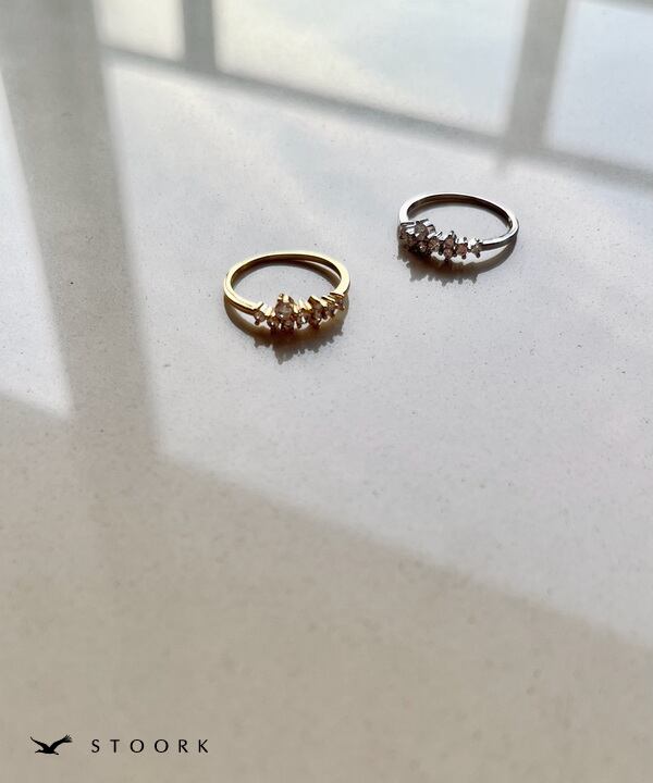 s925 Zircon Pinkie Ring