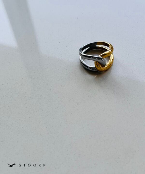 【再入荷】2Tone Knot Ring
