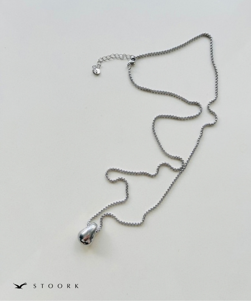 Volume Drop Long Necklace