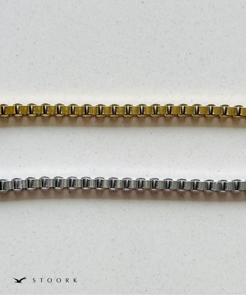Plate Box Chain Bracelet