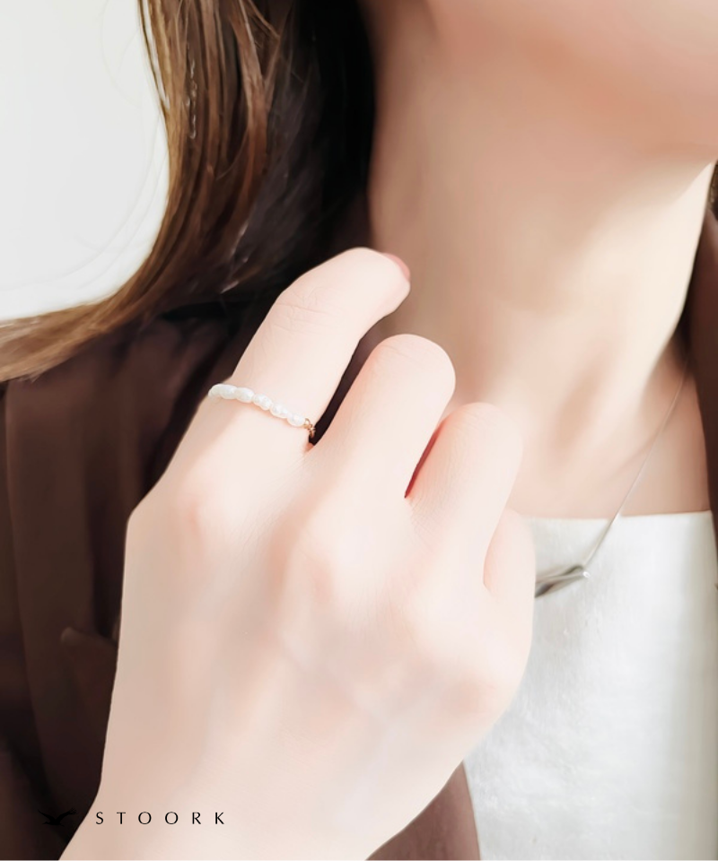 Pearl Slider Ring