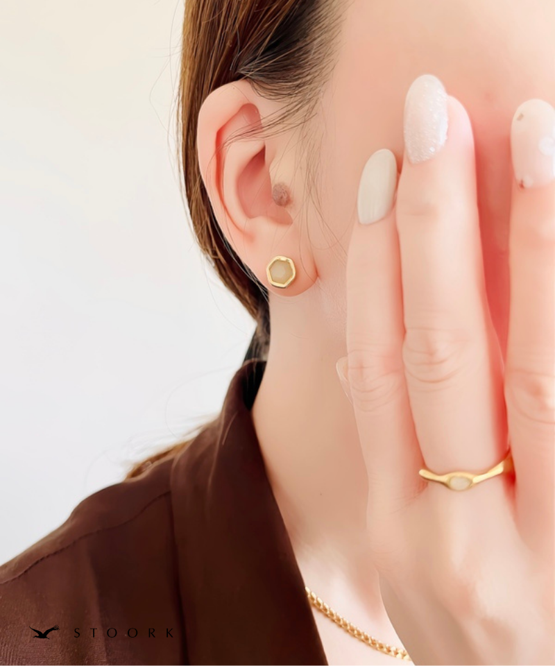 Hexagon Opal Pierce