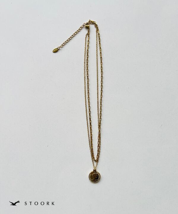 【再入荷】Coin Double Necklace