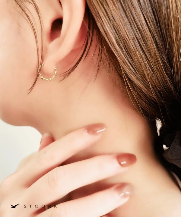 【再入荷】s925 Chain Hoop Pierce