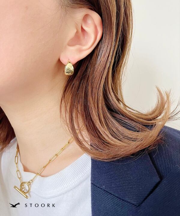 【再入荷】s925 Hoop Pierce_M