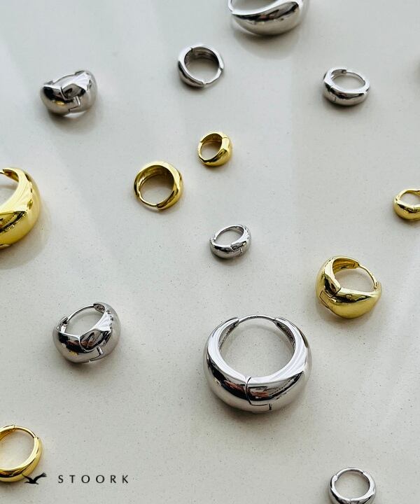 【再入荷】s925 Hoop Pierce_L