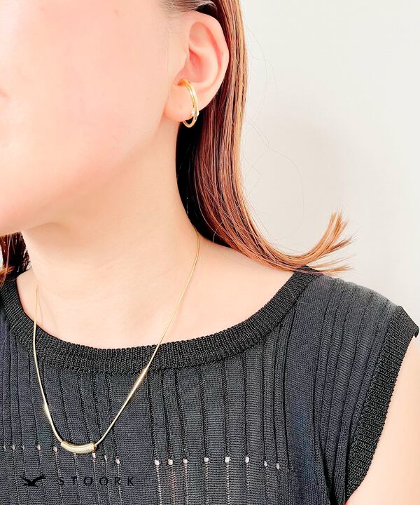 【再入荷】s925 Metal Beans Necklace