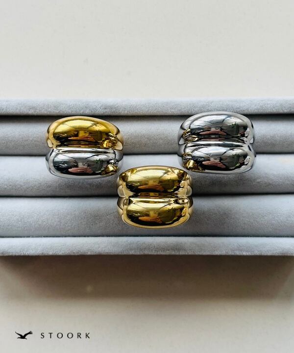 【再入荷】316L Volume Double Ring