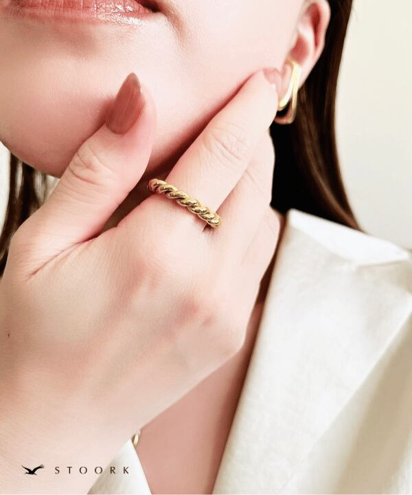 316L Rope Ring