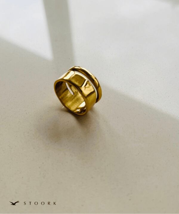 【再入荷】Double Wide Ring