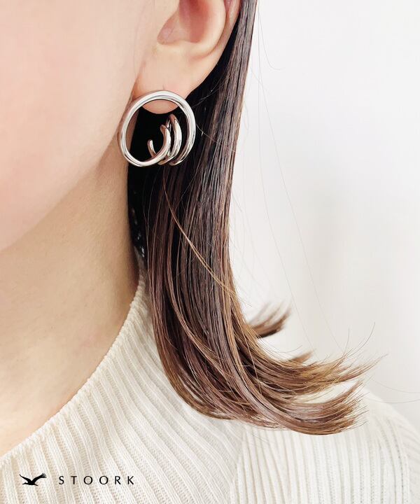 【再入荷】316L Round And Round Pierce