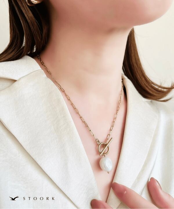 【再入荷】Mantel Pearl Necklace