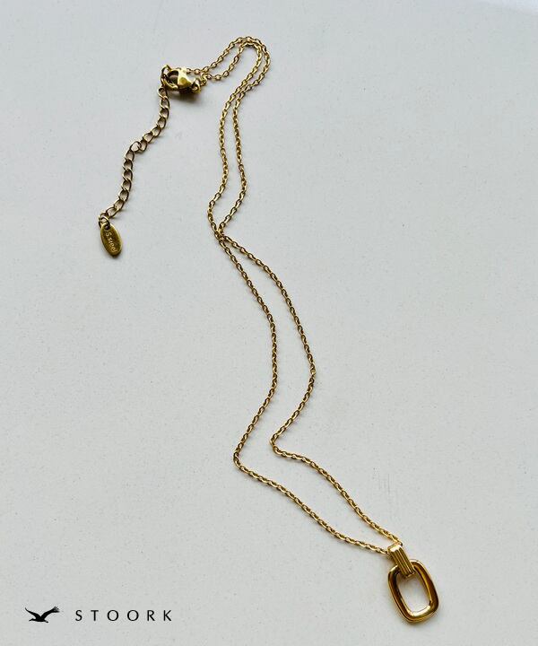 【再入荷】Simple Rectangle Necklace