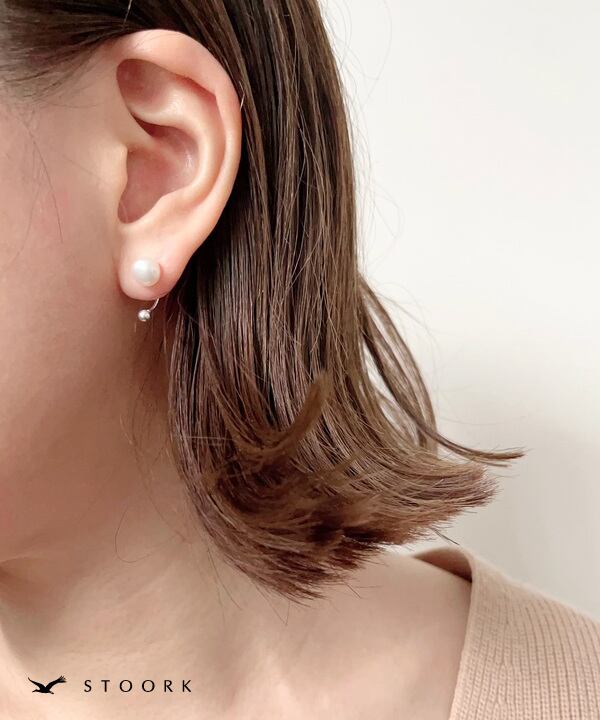 s925 Simple Pearl Pierce