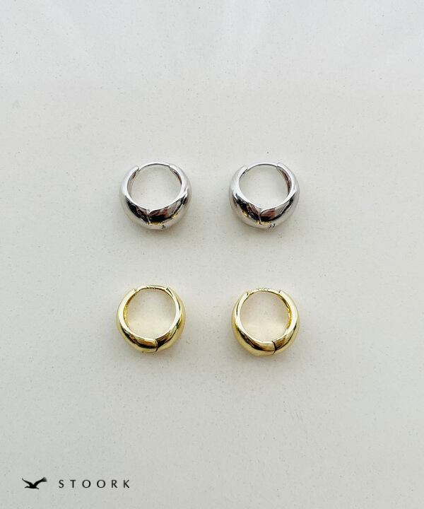【再入荷】s925 Hoop Pierce_M