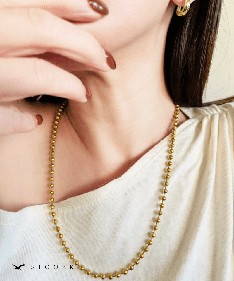 【再入荷】Ball Chain Necklace - stoork