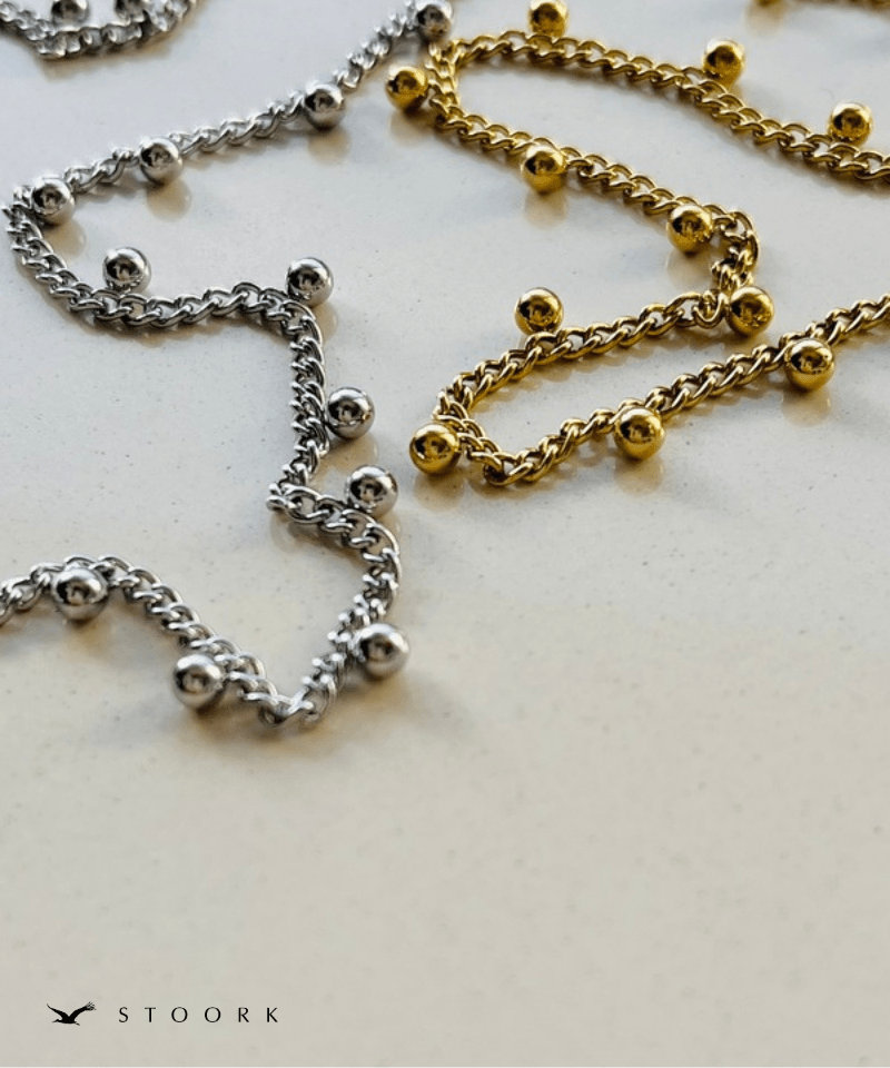 Ball Charm Chain Necklace - stoork