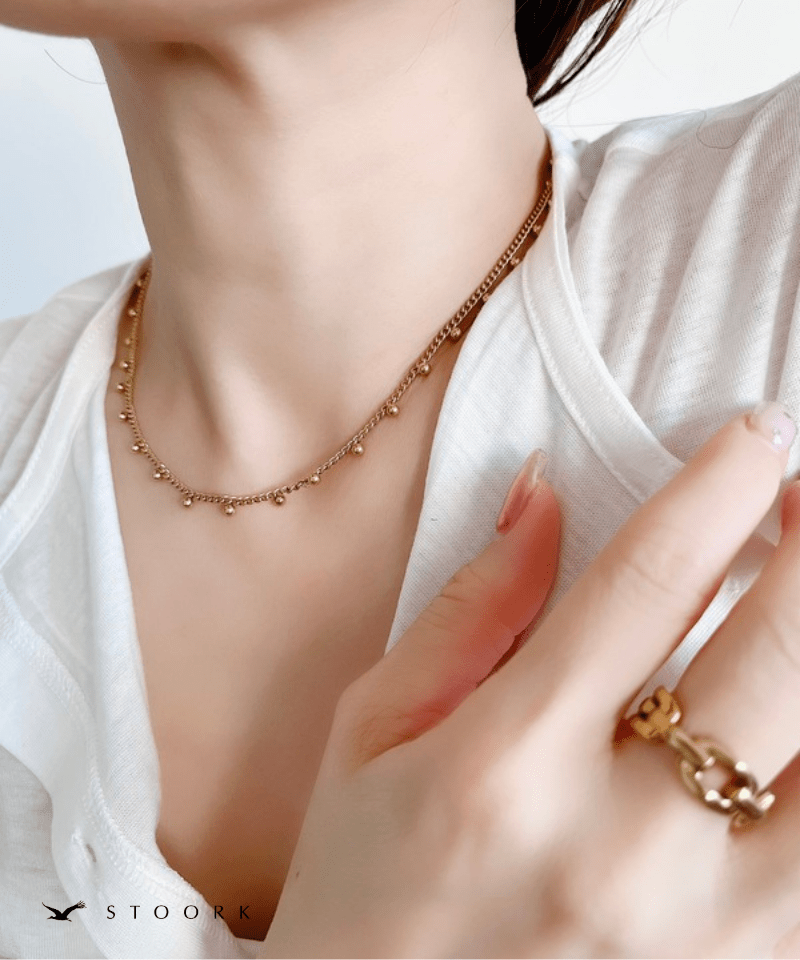 Ball Charm Chain Necklace - stoork