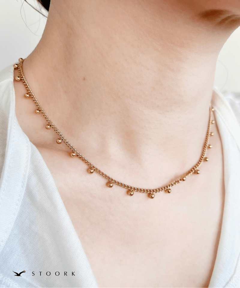 Ball Charm Chain Necklace - stoork