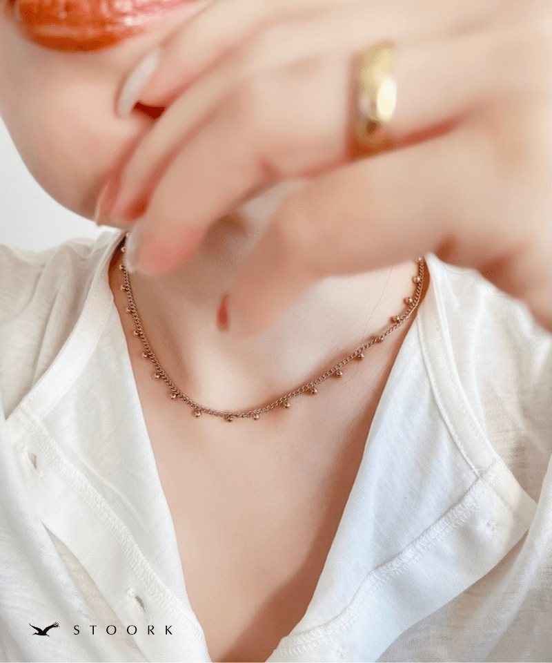 Ball Charm Chain Necklace - stoork