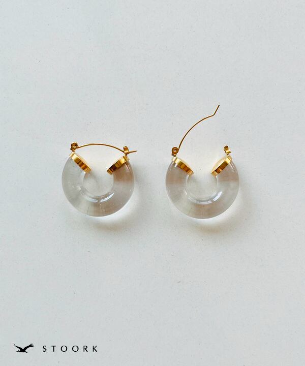Clear Hoop Pierce