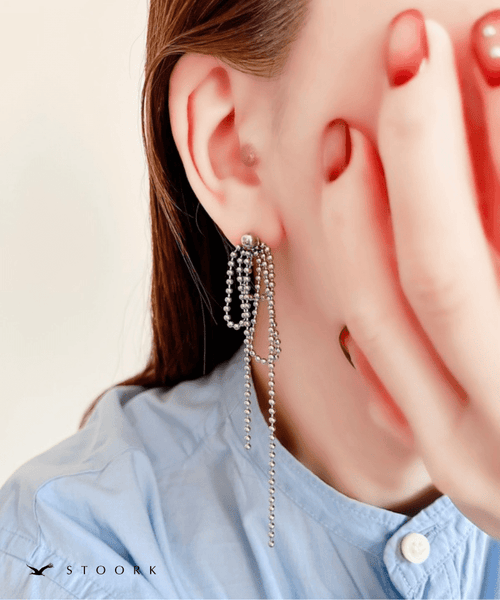 Beads Ribbon Pierce | 金属アレルギー対応アクセサリー通販ショップ