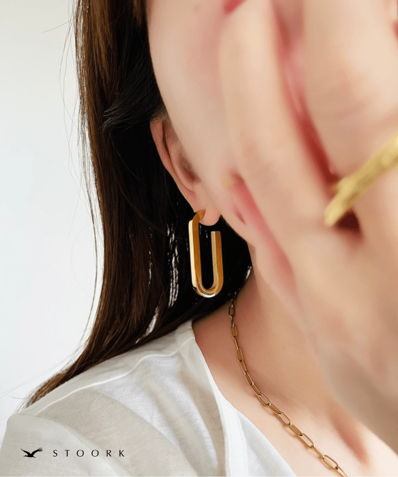 Bold Open Oval Pierce - stoork