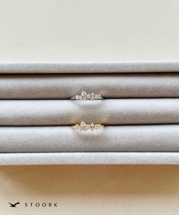 s925 Zircon Pinkie Ring