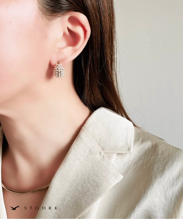 【再入荷】Basket Pearl Pierce