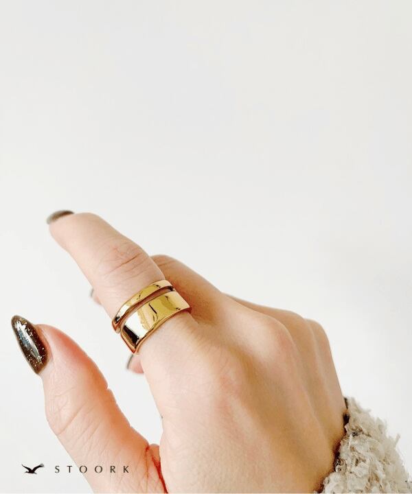 【再入荷】Double Wide Ring
