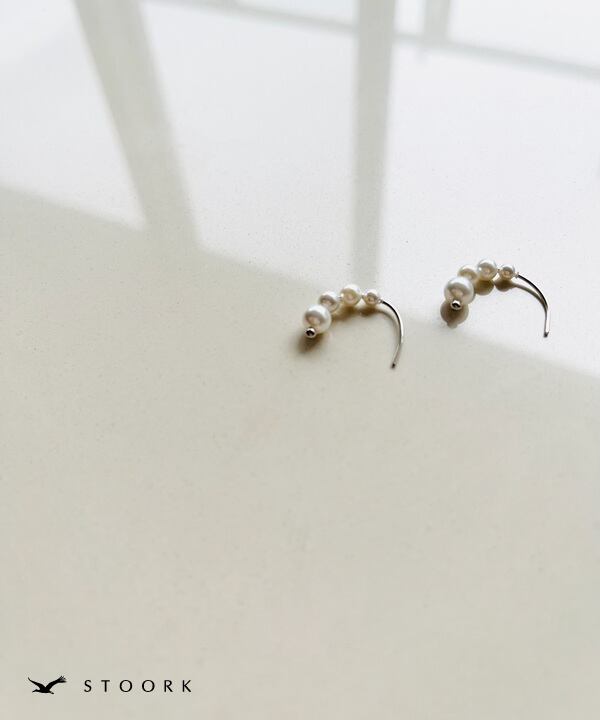 s925 4pearl Pierce