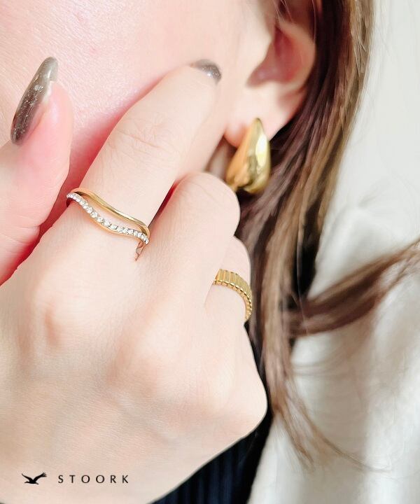 【再入荷】Double V Ring